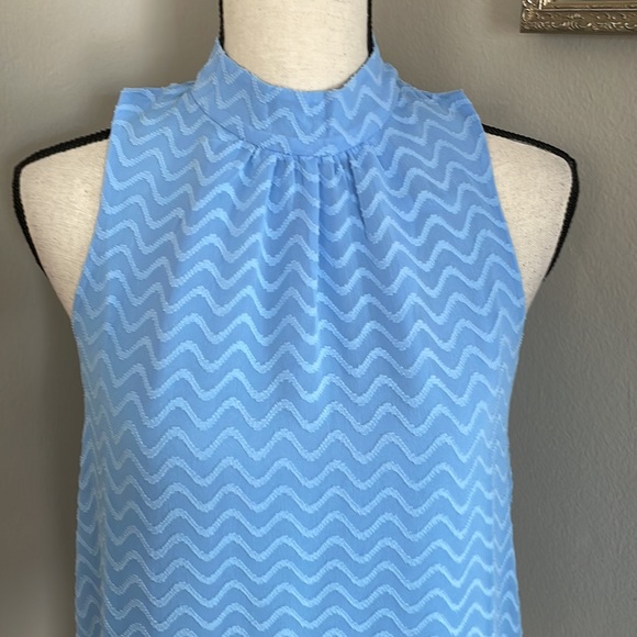 MAEVE light blue top ANTHROPOLOGIE - Picture 2 of 8